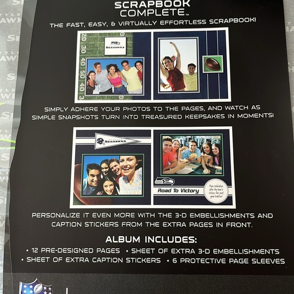 Seattle Seahawks Scrapbook New - Picture 9 of 10